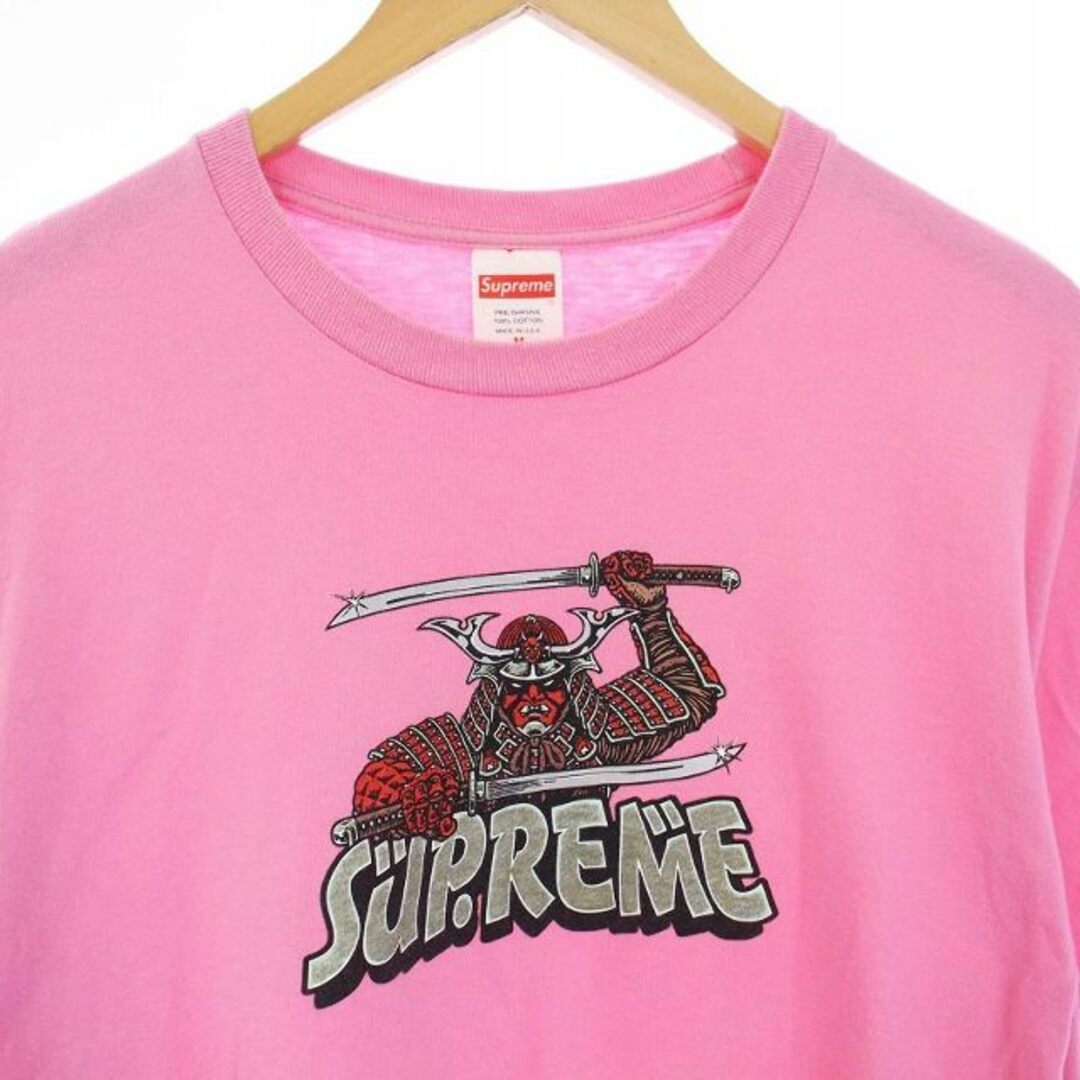 Supreme(シュプリーム)のSUPREME 21AW Samurai Tee サムライ Tシャツ M ピンク メンズのトップス(Tシャツ/カットソー(半袖/袖なし))の商品写真