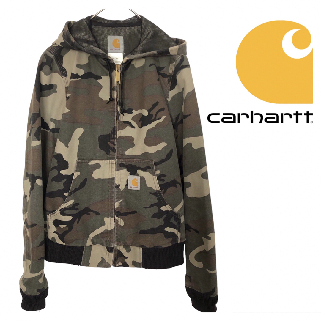 carhartt(カーハート)のカーハート アクティブジャケットカモフラージュ柄 迷彩 レディースのジャケット/アウター(ブルゾン)の商品写真