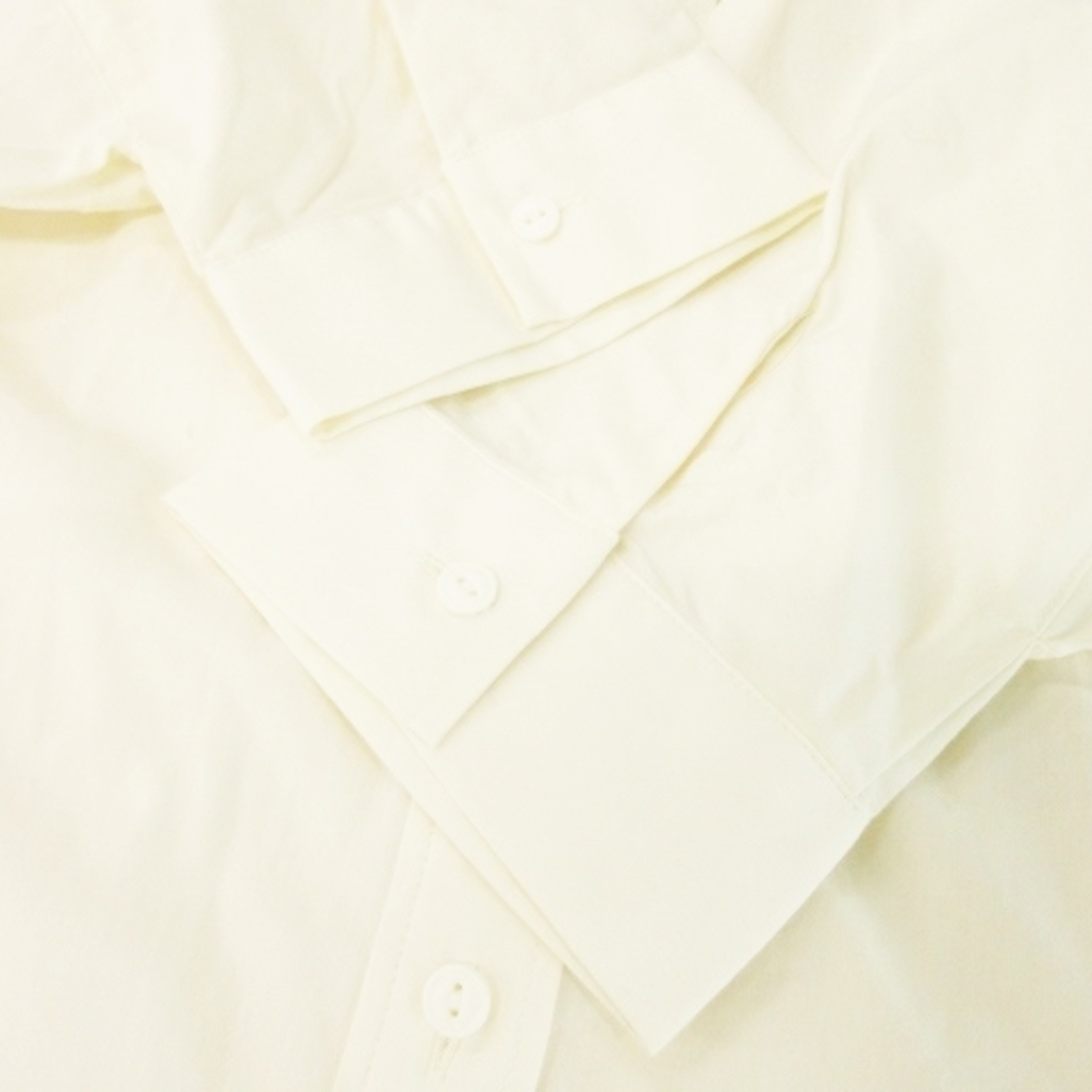 moussy(マウジー)のマウジー シャツ 七分袖 ドルマン ゆったり 抜き襟 綿 F 白 アイボリー レディースのトップス(その他)の商品写真