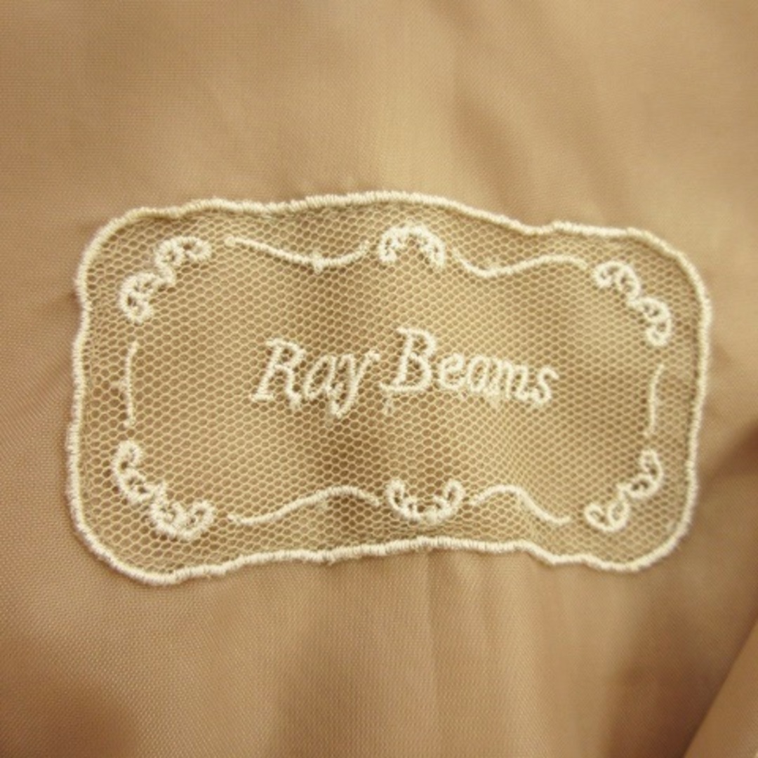 Ray BEAMS(レイビームス)のレイビームス ワンピース ひざ丈 ノースリーブ リボン フォーマル ベージュ レディースのワンピース(ひざ丈ワンピース)の商品写真