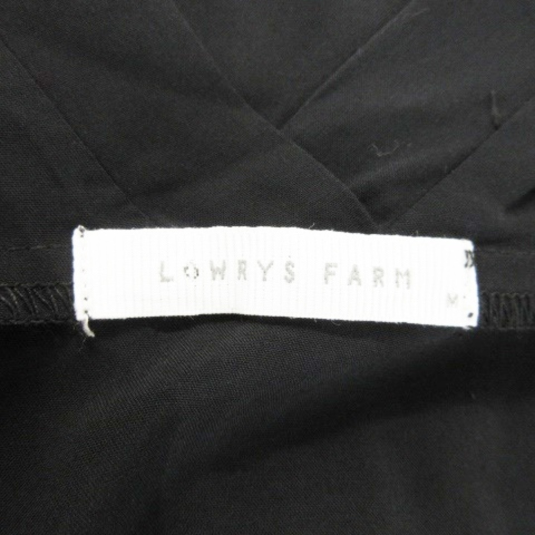 LOWRYS FARM(ローリーズファーム)のローリーズファーム カーディガン 羽織 トッパー 長袖 レース ロング丈 M 黒 レディースのトップス(カーディガン)の商品写真