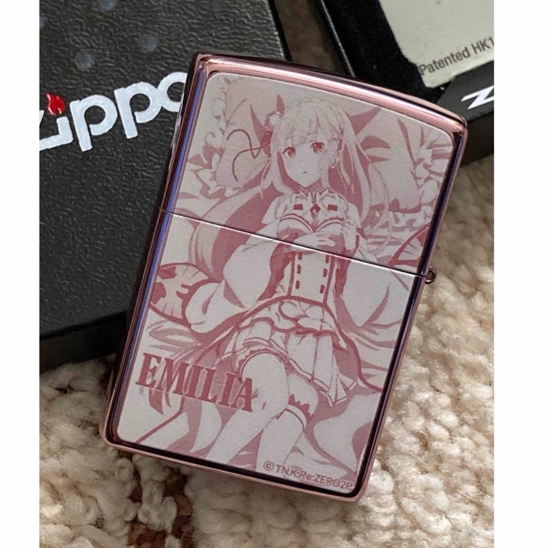 ZIPPO(ジッポー)のZIPPO リゼロ エミリアピンク Re:ゼロから始める異世界生活 エンタメ/ホビーのおもちゃ/ぬいぐるみ(キャラクターグッズ)の商品写真