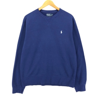 ラルフローレン(Ralph Lauren)の古着 ラルフローレン Ralph Lauren POLO by Ralph Lauren ワンポイントロゴスウェットシャツ トレーナー メンズL /eaa423930(スウェット)