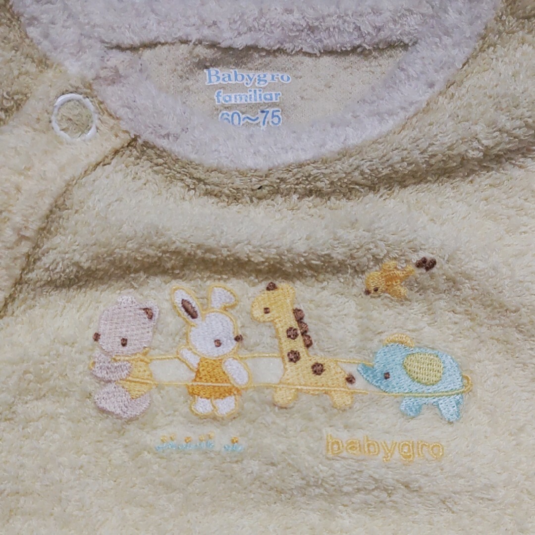 familiar(ファミリア)のBabygro familiarロンパース 60～75センチ キッズ/ベビー/マタニティのベビー服(~85cm)(ロンパース)の商品写真