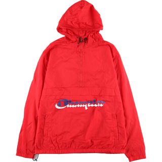 チャンピオン(Champion)の古着 チャンピオン Champion アノラックパーカー メンズXL /eaa426203(ナイロンジャケット)