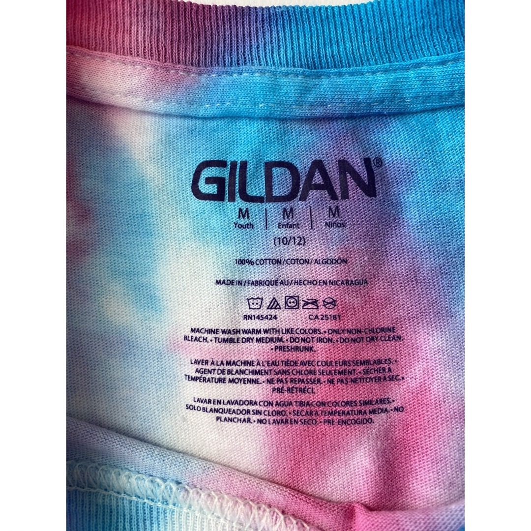 GILDAN(ギルタン)のギルダン　タイダイ　半袖Tシャツ レディースS  150  レディースのトップス(Tシャツ(半袖/袖なし))の商品写真