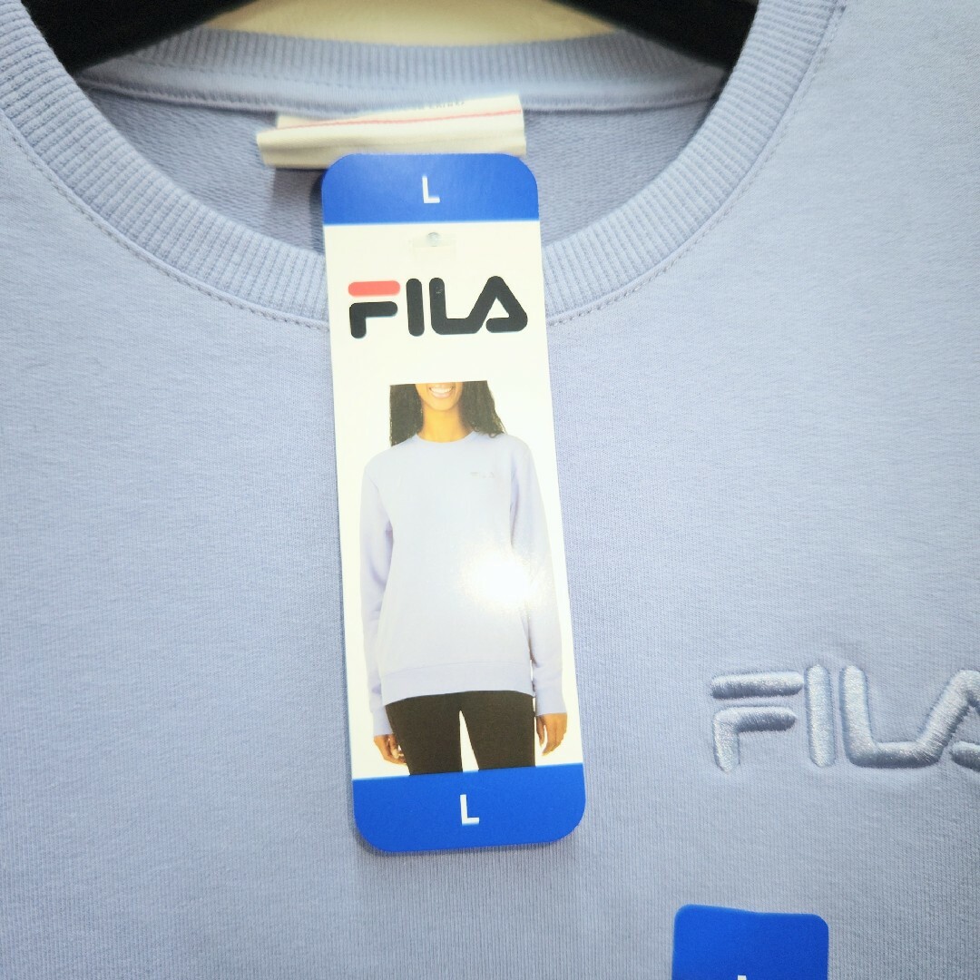 FILA(フィラ)のFILA レディース トレーナー スウェット Lサイズ レディースのトップス(トレーナー/スウェット)の商品写真