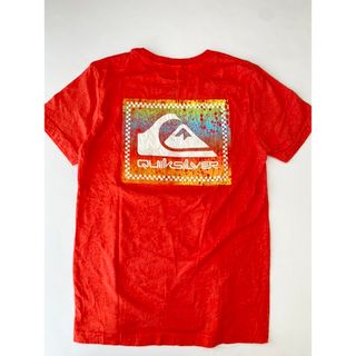 クイックシルバー(QUIKSILVER)のクイックシルバー　レディース M 赤　半袖Tシャツ　メキシコ製(Tシャツ(半袖/袖なし))