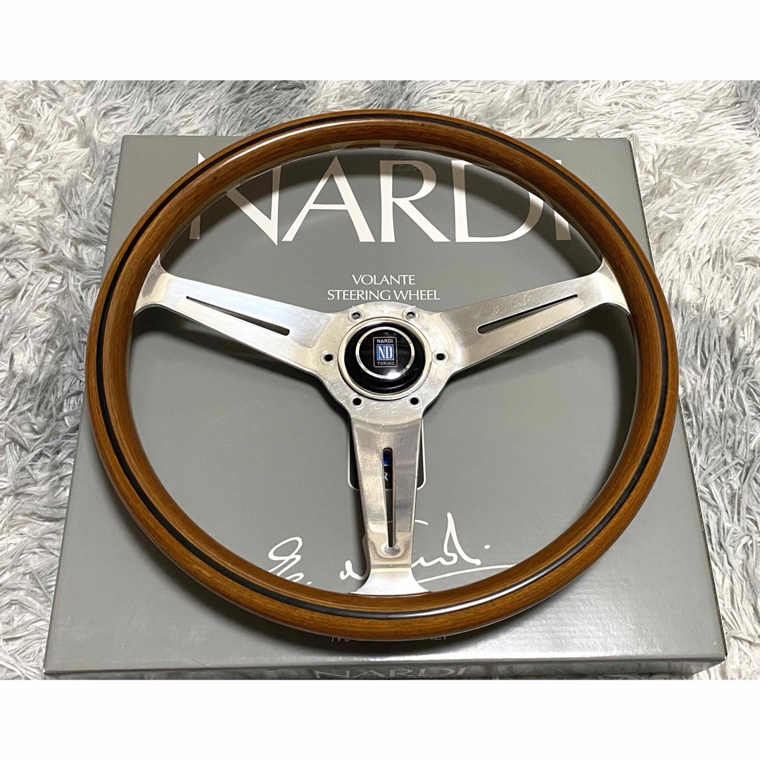 【匿名配送】NARDI ステアリング 36cm NARDI Classic】36.5Φ ウッドステアリング ナルディの通販 by L