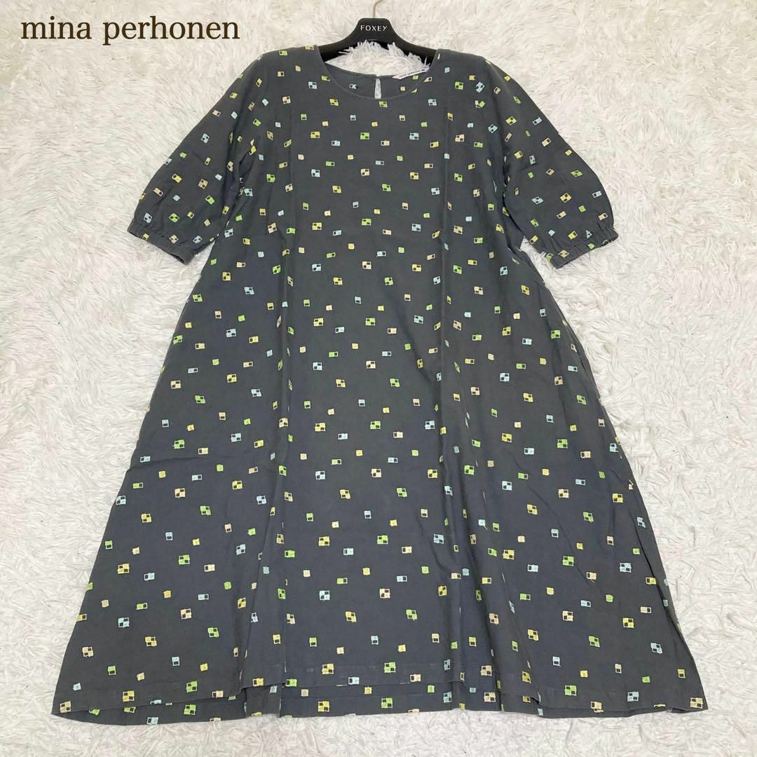 minaperhonen ロングワンピース - ロングワンピース minaperhonen ロングワンピース - ロングワンピース
