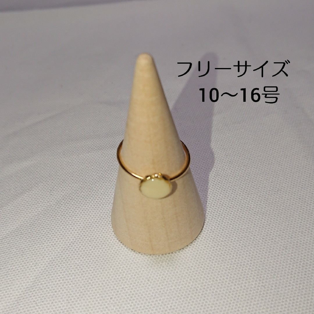 リング たんぽぽイエロー フリーサイズ レディースのアクセサリー(リング(指輪))の商品写真