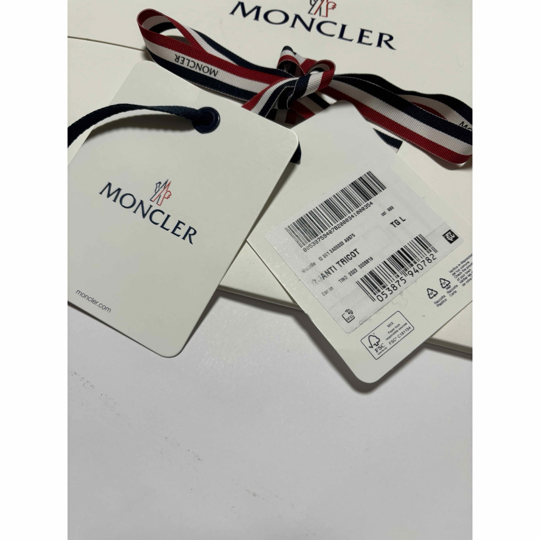 MONCLER(モンクレール)の【正規品/新品未使用】MONCLER ロゴワッペン 手袋/グローブ メンズのファッション小物(手袋)の商品写真