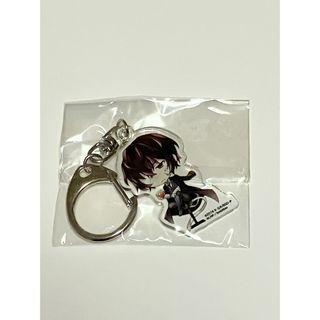 文豪ストレイドッグス 太宰治 黒の時代 アクキーとでふぉるめ缶バッジ2点(キャラクターグッズ)