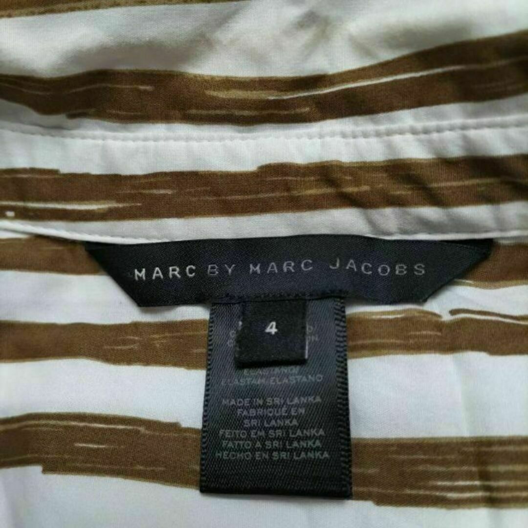 MARC BY MARC JACOBS(マークバイマークジェイコブス)のマーク バイ マーク ジェイコブス ストライプ柄 ノースリーブ オールインワン4 レディースのパンツ(オールインワン)の商品写真