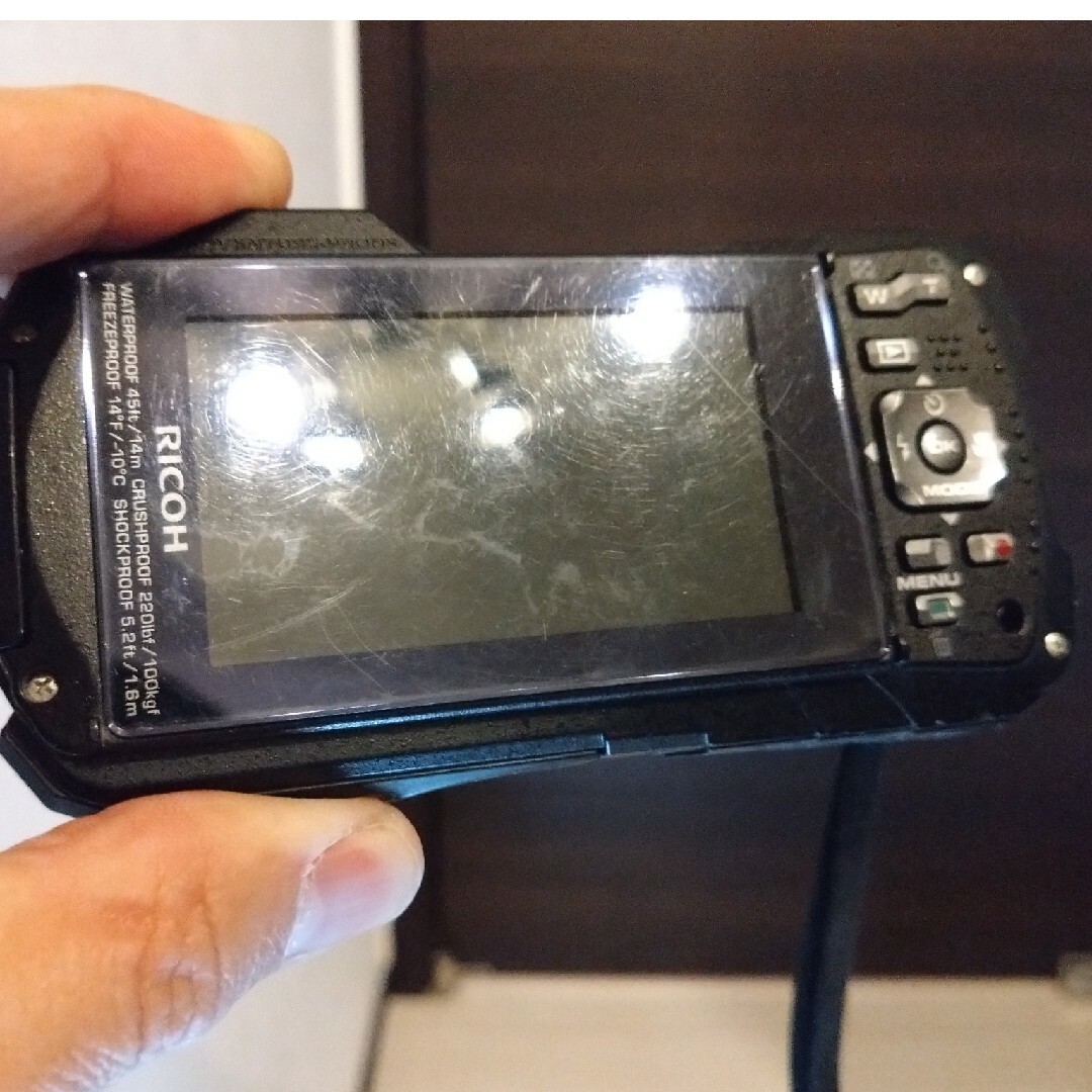 RICOH(リコー)の中古　RICOH コンパクトデジカメ WG-70 BLACK スマホ/家電/カメラのカメラ(コンパクトデジタルカメラ)の商品写真