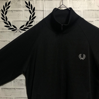 FRED PERRY - 90s⭐️Fred Perry トラックジャケット黒L 刺繍月桂樹vintage