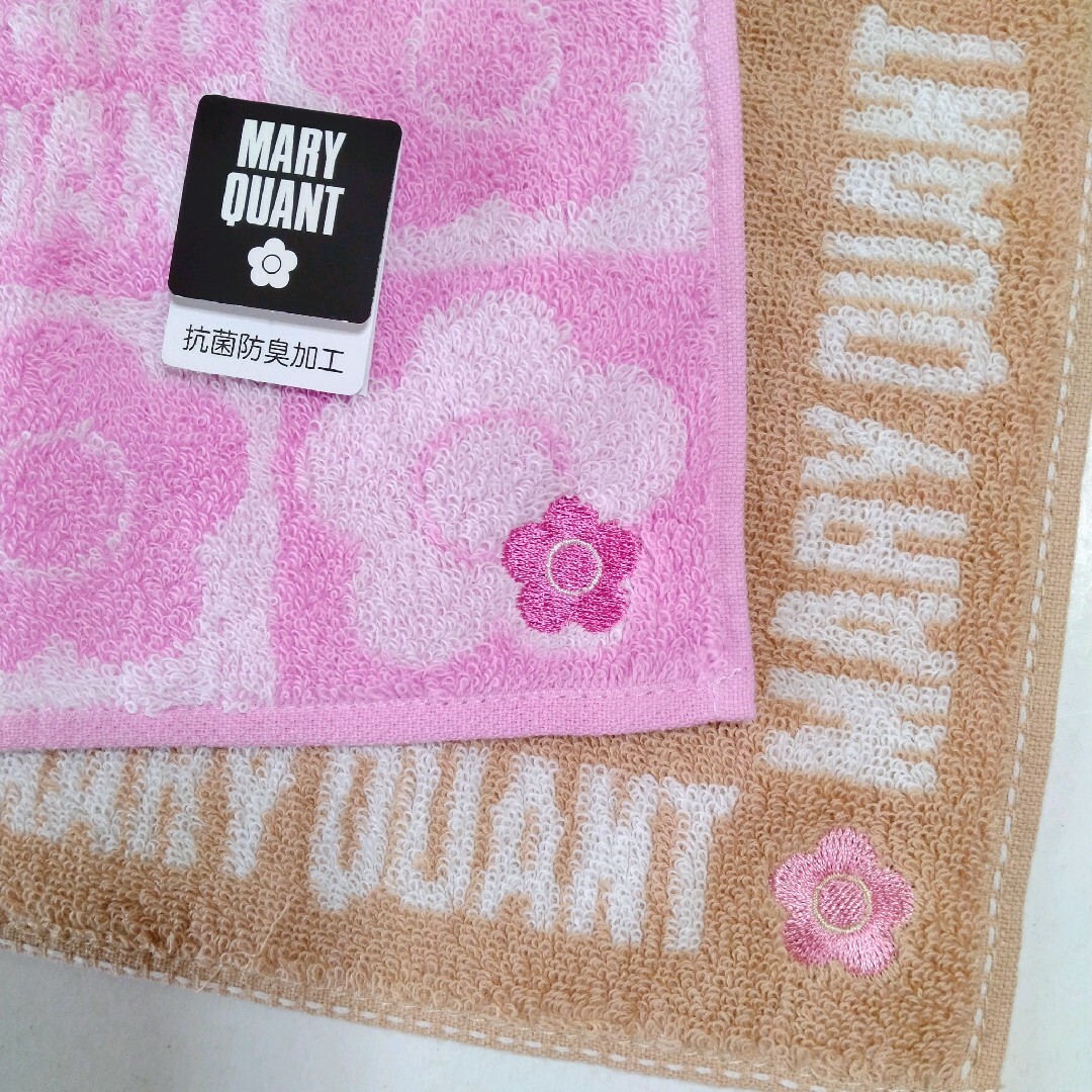 MARY QUANT(マリークワント)のマリークワント デイジー タオルハンカチ〈2枚〉【新品タグ付】 レディースのファッション小物(ハンカチ)の商品写真