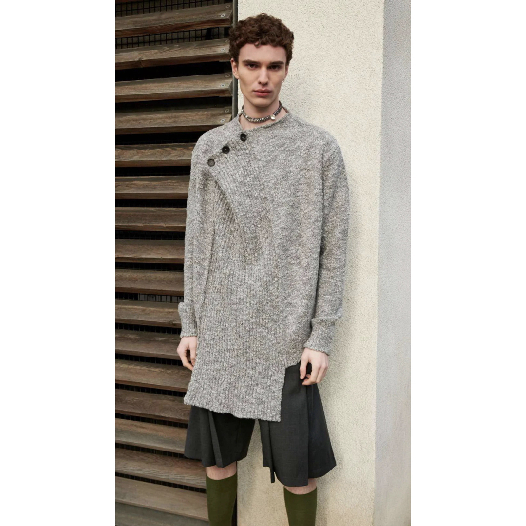 RAF SIMONS(ラフシモンズ)のT / SEHENE DEEP PLEAT OVERSIZED PULLOVER メンズのトップス(ニット/セーター)の商品写真