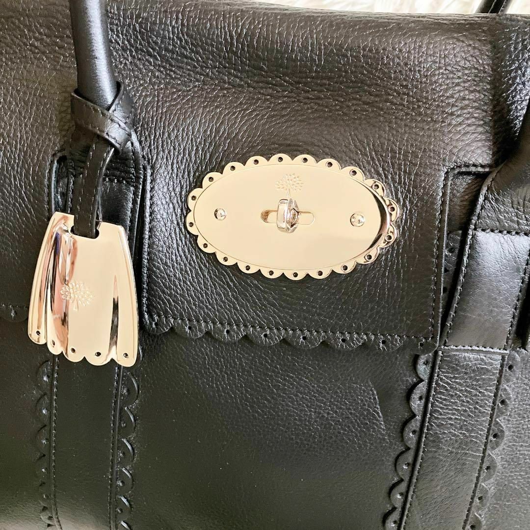 Mulberry(マルベリー)の【極美品】マルベリー   ベイズウォーター　クッキートリム　レザートートバッグ レディースのバッグ(トートバッグ)の商品写真