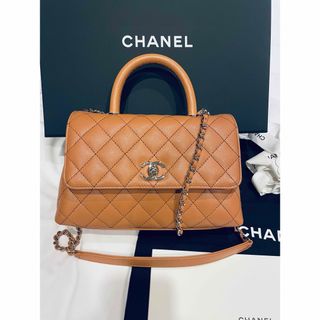 シャネル(CHANEL)の最新作♪ CHANEL シャネル マトラッセ ココハンドルXS ベージュ24cm(ショルダーバッグ)