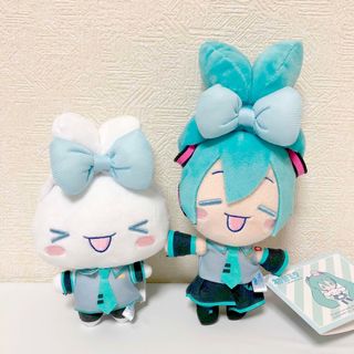 サンリオ(サンリオ)の【匿名発送】新品 初音ミク×シナモロール ぬいぐるみ 2種セット(ぬいぐるみ)