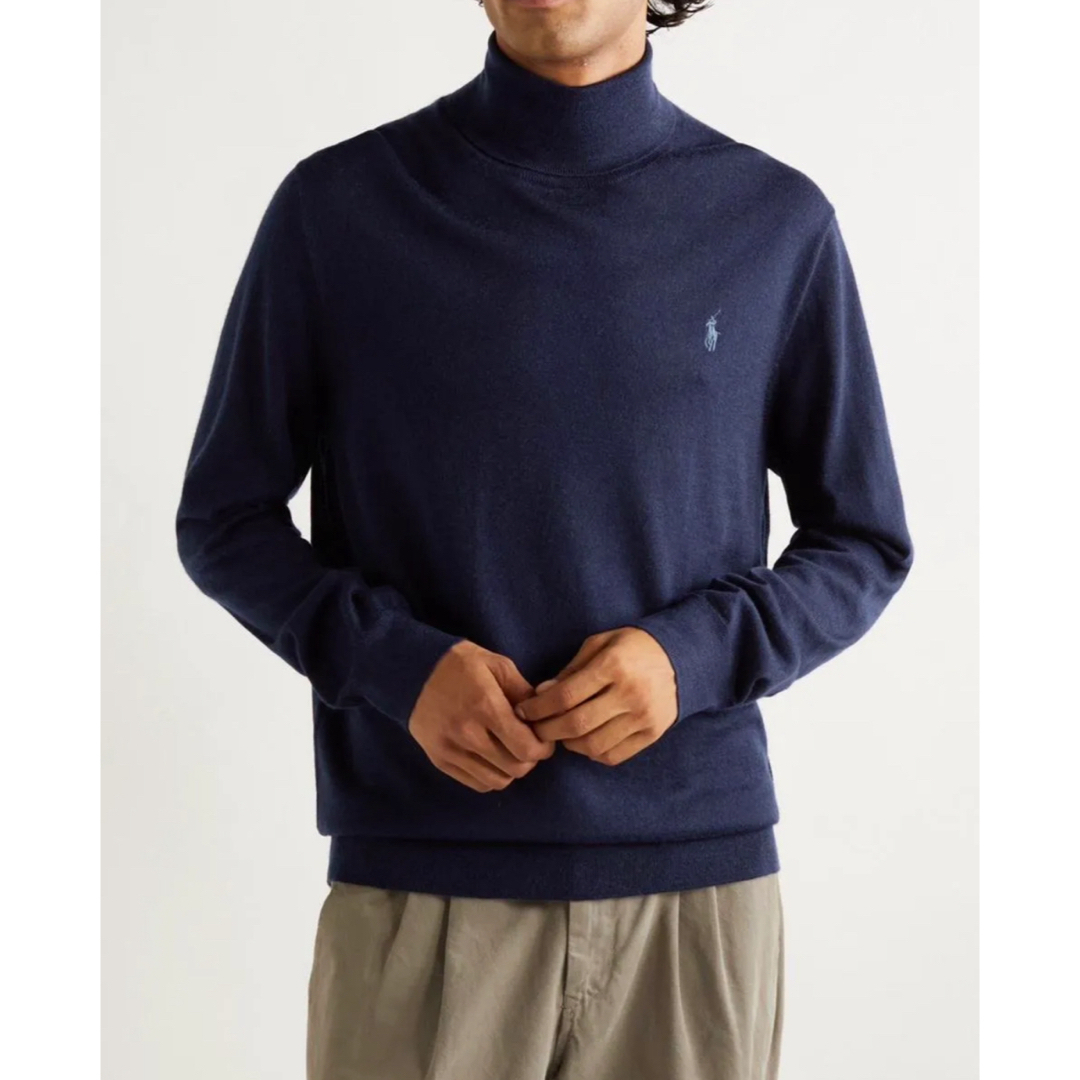 POLO RALPH LAUREN(ポロラルフローレン)のラルフローレン　ウォッシャブル　タートルネック メンズのトップス(ニット/セーター)の商品写真