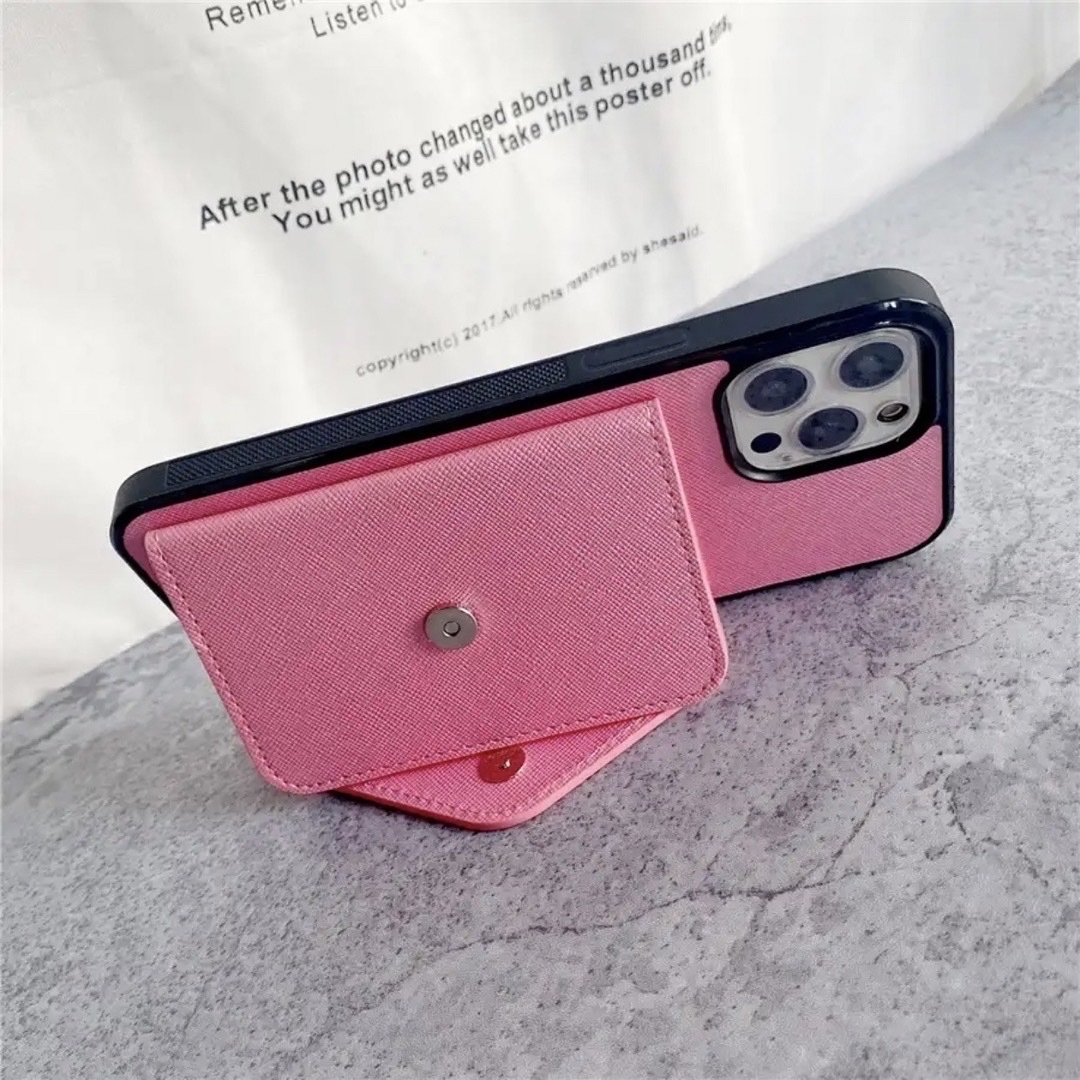 PRADA(プラダ)のスマホケース  iPhone13pro ピンク ラスト❶ スマホ/家電/カメラのスマホアクセサリー(iPhoneケース)の商品写真