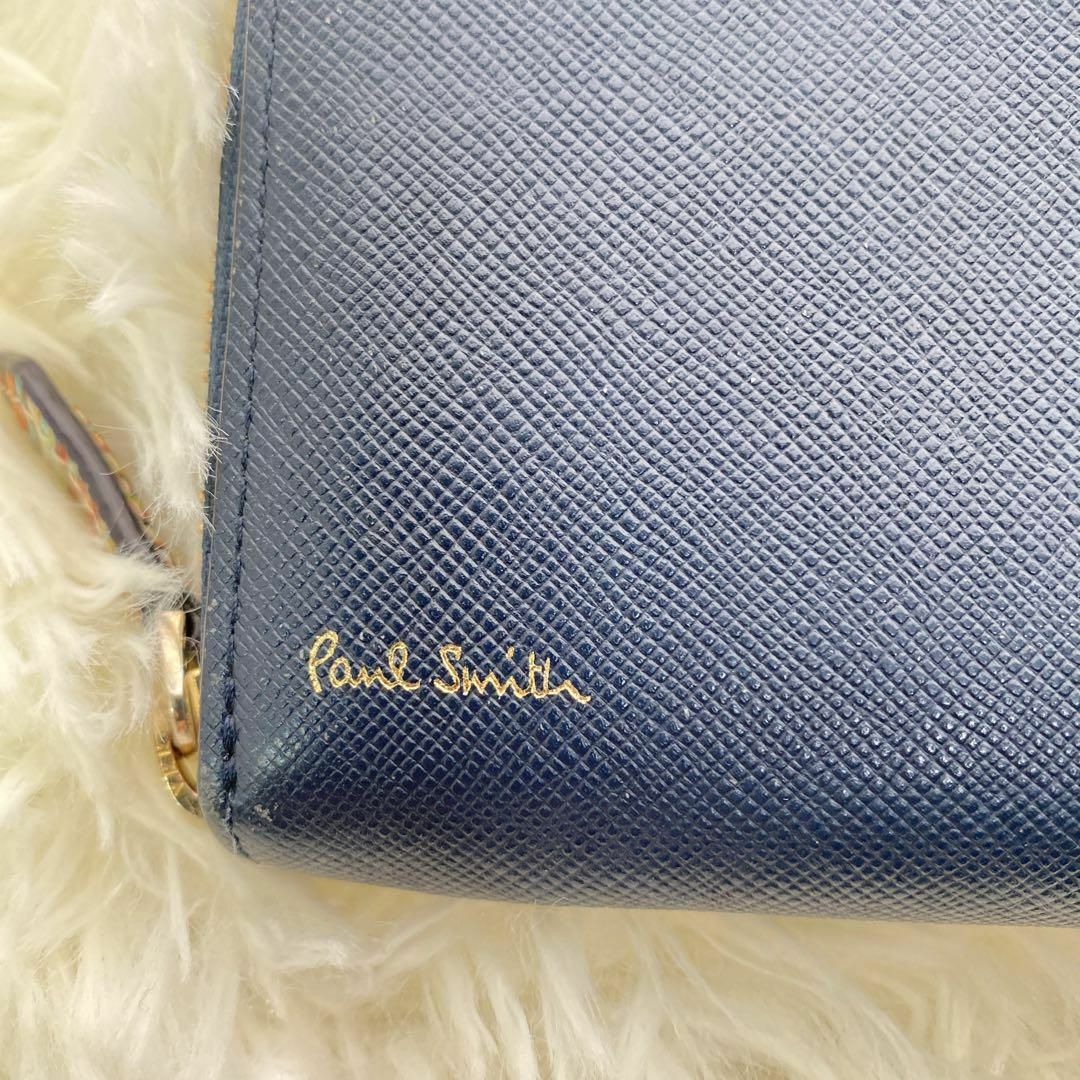 Paul Smith(ポールスミス)のポールスミス　財布　ロングウォレット　ラウンドファスナー　ジップストローグレイン メンズのファッション小物(長財布)の商品写真