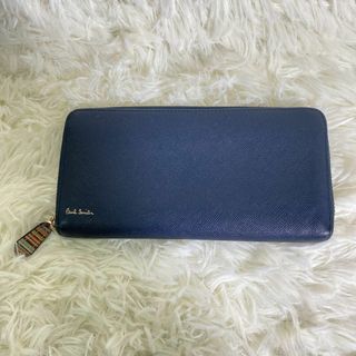 ポールスミス(Paul Smith)のポールスミス　財布　ロングウォレット　ラウンドファスナー　ジップストローグレイン(長財布)