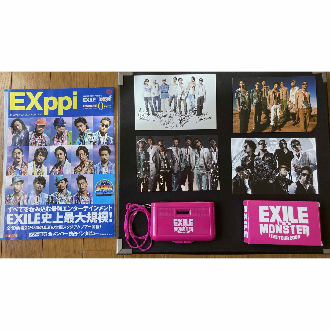 EXILE(エグザイル)のEXppi(EXILE×Loppi)＋2009ライブツアーグッズ＋ポストカード エンタメ/ホビーのタレントグッズ(ミュージシャン)の商品写真