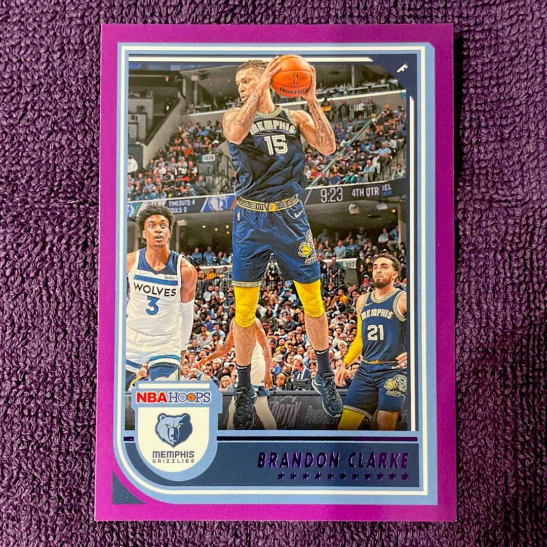ブランドン・クラーク Hoops Purple NBA エンタメ/ホビーのトレーディングカード(シングルカード)の商品写真