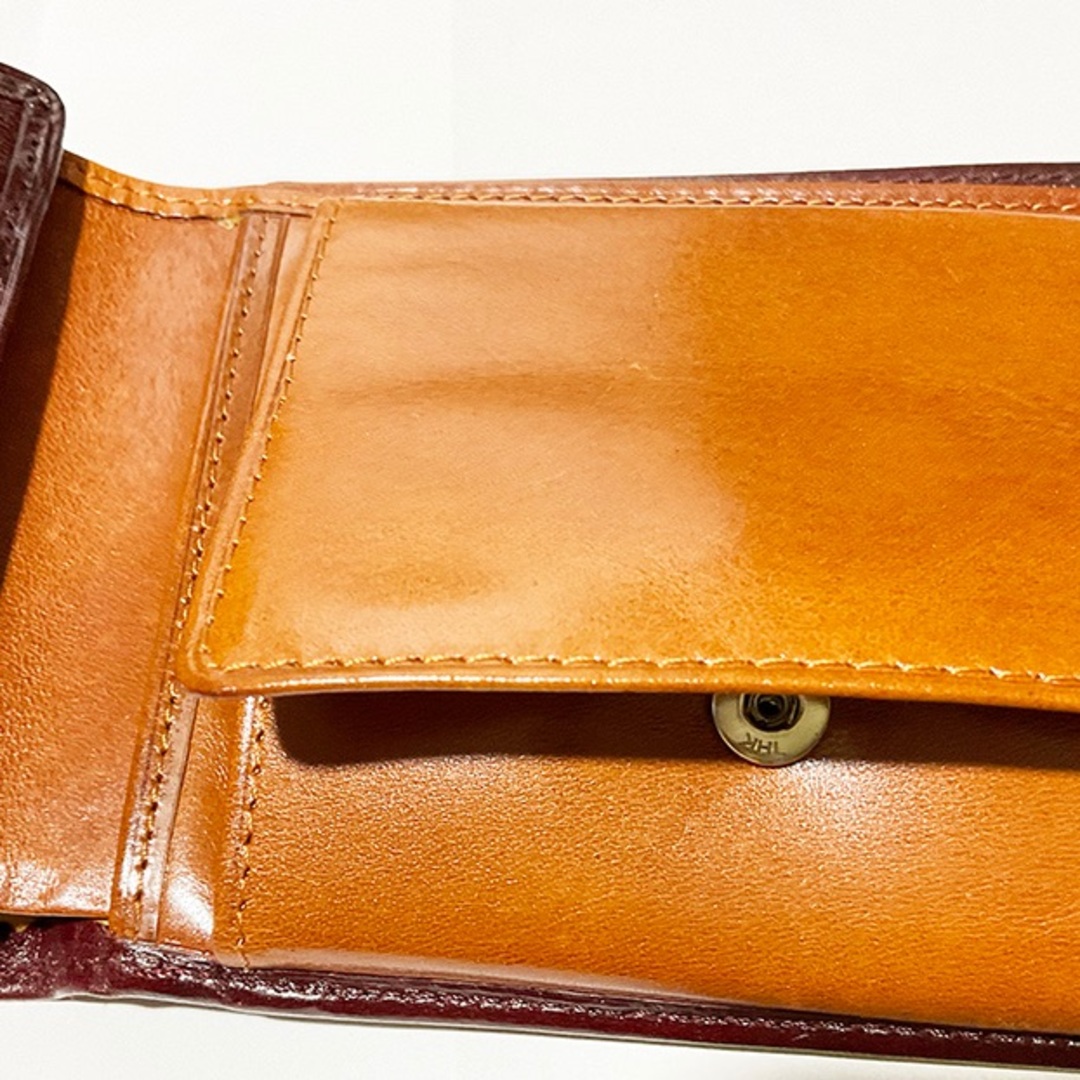 財布 牛革　三つ折り財布 メンズのファッション小物(折り財布)の商品写真