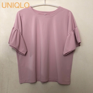 UNIQLO - UNIQLO 半袖 カットソー ピンク系 M