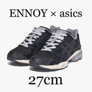 アシックス(asics)の【ENNOY×asics】GEL-NIMBUS 9 BLACK 27cm(スニーカー)