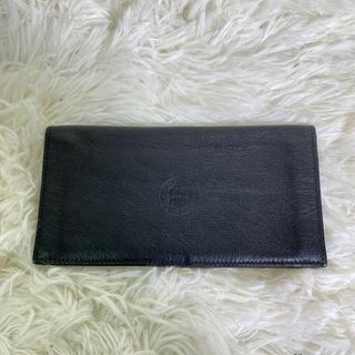 ジバンシィ(GIVENCHY)のジバンシー　長財布　二つ折り　ロゴ　レザー　黒　ウォレット　カードケース(長財布)