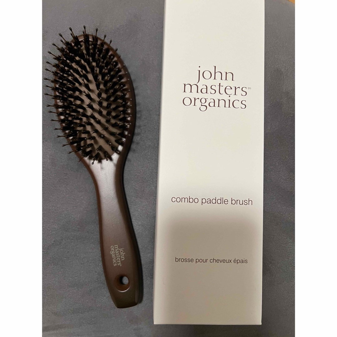 John Masters Organics(ジョンマスターオーガニック)のジョンマスターオーガニック　コンボパドルブラシ コスメ/美容のヘアケア/スタイリング(ヘアブラシ/クシ)の商品写真