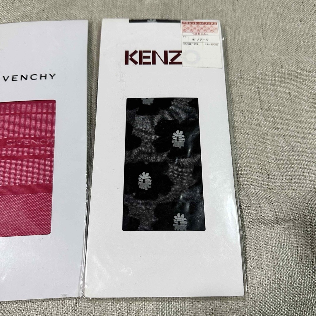 GIVENCHY(ジバンシィ)の新品"GIVENCHY" "KENZO" その他 タイツ ソックス 3点セット レディースのレッグウェア(ソックス)の商品写真