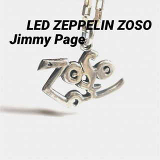 ツェッペリン(ZEPPELIN)のレッド-ツェッペリンZOSO ペンダント/JIMMY PAGE. LED (ネックレス)