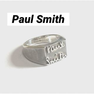 ポールスミス(Paul Smith)のPaul Smithポールスミス/ Signtロゴリング約16.5〜17号の間(リング(指輪))