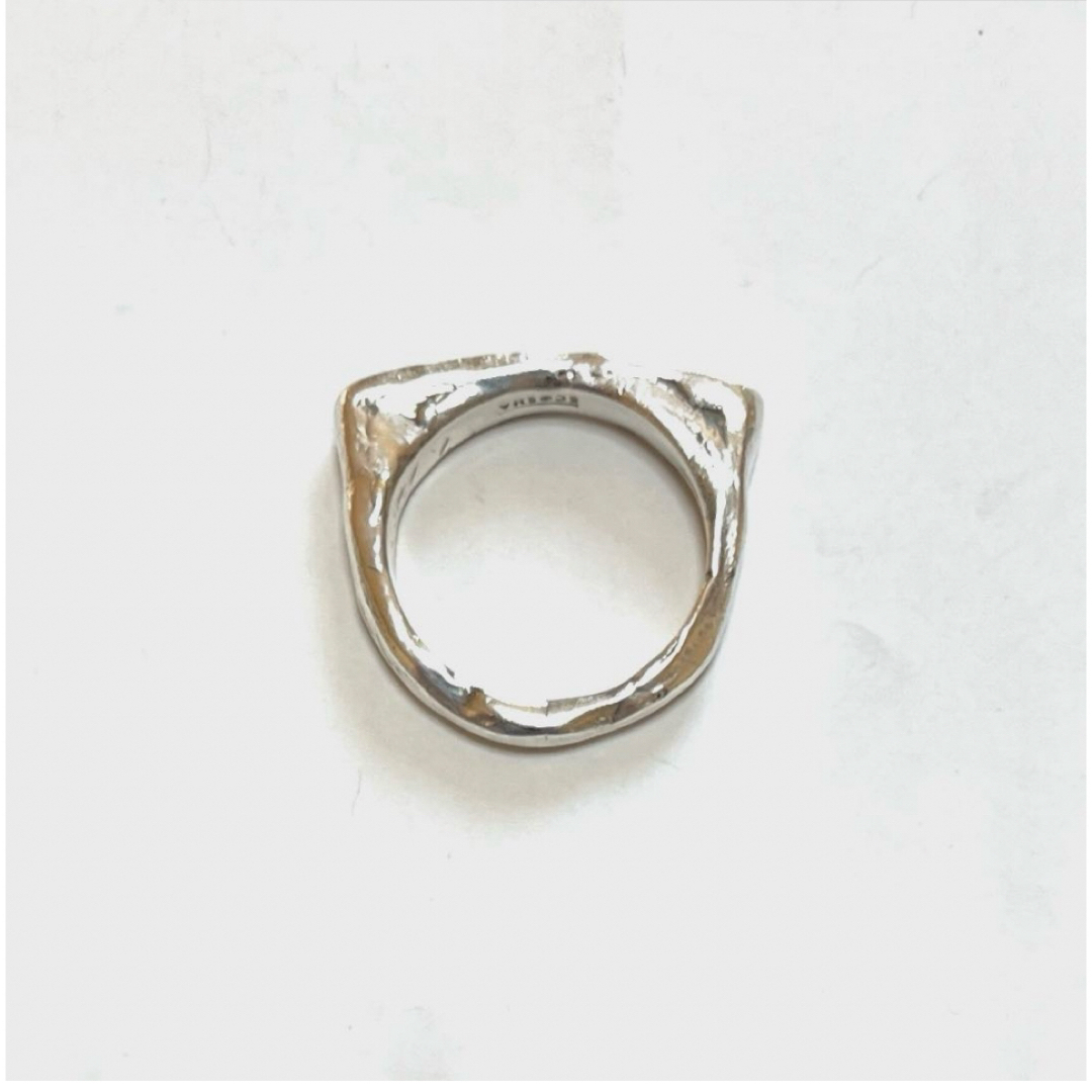 SCOSHAスコーシャ/ Hammered リング925 SILVER約19号位 メンズのアクセサリー(リング(指輪))の商品写真