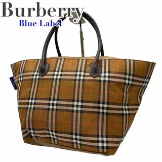 バーバリーブルーレーベル(BURBERRY BLUE LABEL)の良品Burberry バーバリーブルーレーベル　s8 ノバチェック　トートバッグ(トートバッグ)