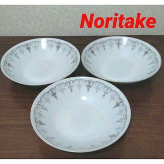 ノリタケ(Noritake)のノリタケシルバーゲート  多様皿３点セット(食器)