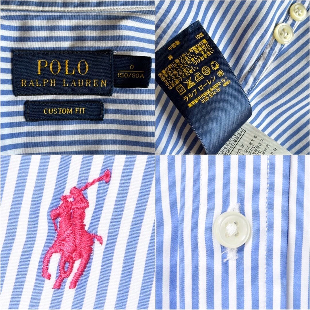 POLO RALPH LAUREN(ポロラルフローレン)のPOLO LAUREN RALPH  ストライプシャツ CUSTOM FIT レディースのトップス(シャツ/ブラウス(長袖/七分))の商品写真