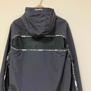 シュプリーム(Supreme)の込★Supreme Reflective Zip Hooded JK★黒M(ナイロンジャケット)