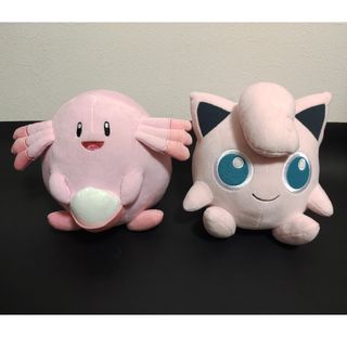 ポケモン(ポケモン)のポケットモンスター もふぐっと ぬいぐるみ ラッキー プリン 2種セット(ぬいぐるみ)