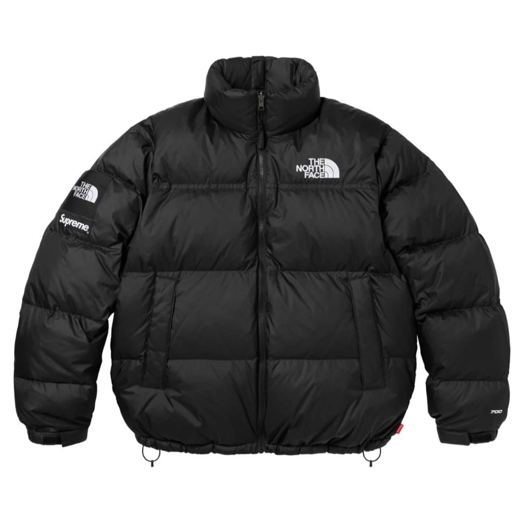 Supreme(シュプリーム)のThe North Face Split Nuptse Jacketブラック メンズのジャケット/アウター(ダウンジャケット)の商品写真