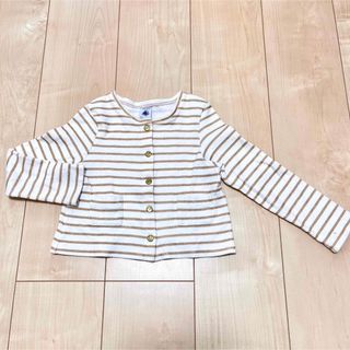 プチバトー(PETIT BATEAU)のpetit bateau カーディガン トップス 90 100(カーディガン)