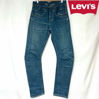 リーバイス(Levi's)のLevi's RED ほつれワーク期 コレクション　カスタムデニムパンツ　XS(デニム/ジーンズ)