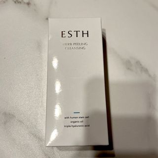 【新品未使用】ESTH エス ハーブピーリングクレンジング　120g(クレンジング/メイク落とし)