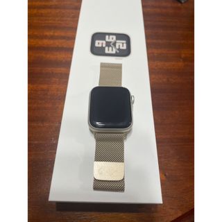 アップルウォッチ(Apple Watch)のApple watch SE2 40mm スターライト(腕時計)